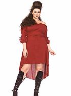Peasant beauty, costume dress, off shoulder, XL to 4XL